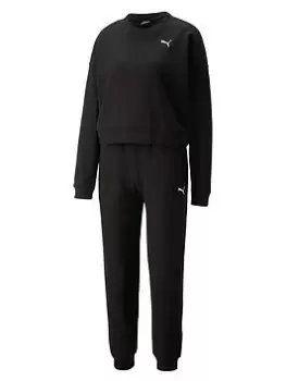 Puma Puma Loungewear Suit, Black, Size S, Women