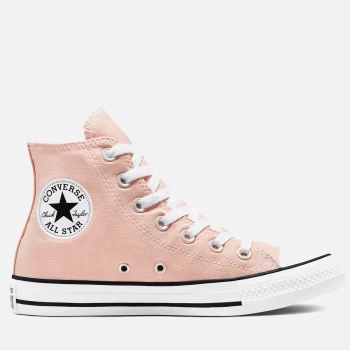 Converse Womens Chuck Taylor All Star Hi-Top Trainers - Pink Clay/White/Black - UK 5