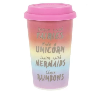 Rainbow Metallic Thermal Travel Mug