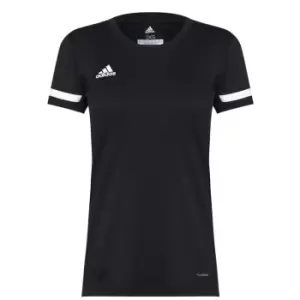 adidas T19 Short Sleeve Jersey Ladies - Black