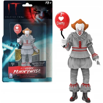 IT 5" Action Figure - I Heart Derry Pennywise