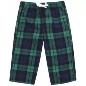 Larkwood Baby Tartan Lounge Pants (0-6 Months) (Navy/Green)