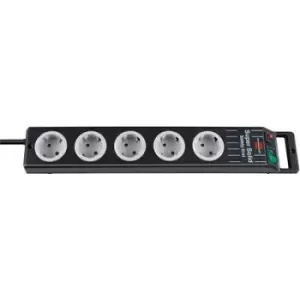 Brennenstuhl 1153380115 Power strip (+ switch) 5x Black PG connector