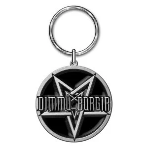 Dimmu Borgir - Pentagram Metal Keychain