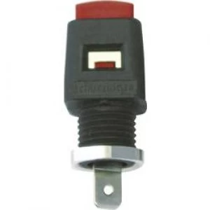 Spring loaded mounting terminal Red 16 A Schuetzinger