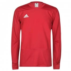 adidas Training Top Mens - Red/White