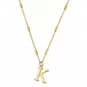 Gold Iconic Initial K Necklace GNCC4041K