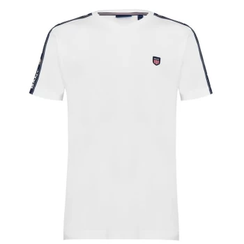 Gant Retro Logo T Shirt - White