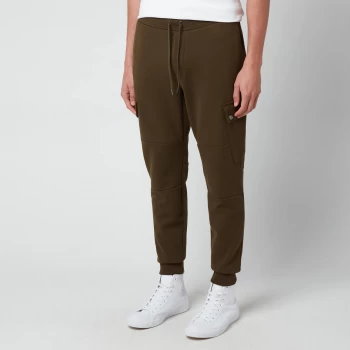 Polo Ralph Lauren Mens Double Knit Cargo Jogger Trousers - Company Olive - S