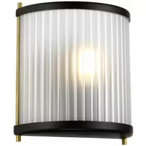 Loops - Wall Light Museum Bronze Dark Brown Painted / Aged Brass LED E27 60W