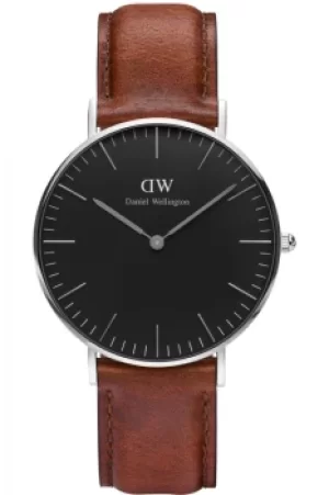 Unisex Daniel Wellington Classic Black St Mawes Watch 36mm Watch DW00100142