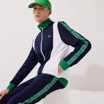 Lacoste Retro Funnel Neck Jacket - Blue