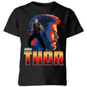 Avengers Thor Kids T-Shirt - Black - 11-12 Years