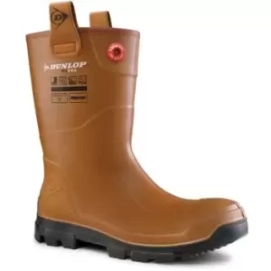 Purofort RigPro Safety Wellingtons Brown Size 37