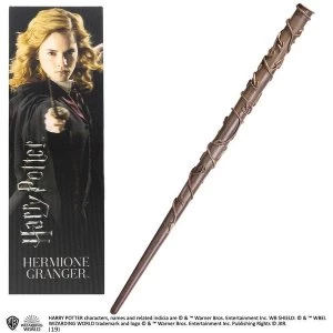 Hermione Granger PVC Wand and Prismatic Bookmark by The Noble Collection