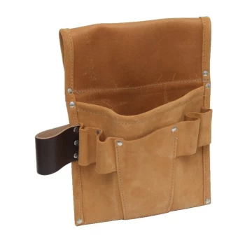 Suede 2-Pocket 5-Loop Nail & Tool Pouch - Kennedy