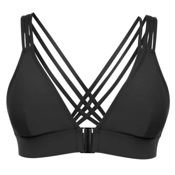 Firetrap Cross Back Bikini Top Ladies - Black