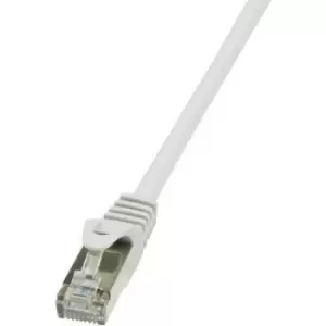 LogiLink CP1032D RJ45 Network cable, patch cable CAT 5e SF/UTP 1m Grey