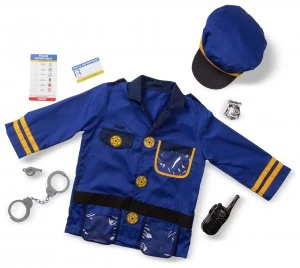Melissa Doug Police Officer Role Play Costume.