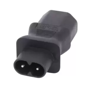 Lindy IEC C8 Figure 8 Socket to IEC C13 3 Pin Plug Adapter