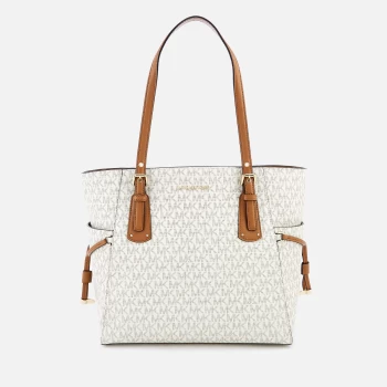 Michael Kors Womens Voyager East West Tote Bag - Vanilla