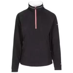 Trespass Womens/Ladies Skylar Fleece Top (S) (Black/White)