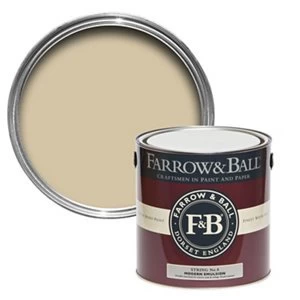 Farrow & Ball Modern String No. 8 Matt Emulsion Paint 2.5L