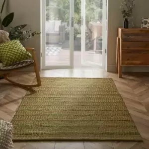 Esselle Ancoats Green Jute Rug 120 x 170cm