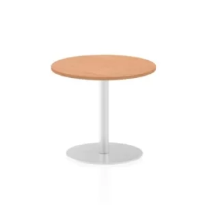 Italia Poseur Table Round 600 Top 725 High Oak