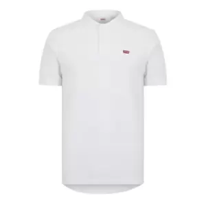 Levis Short Sleeve Polo Shirt - White