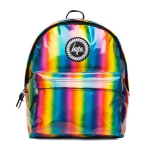 Hype Girls Rainbow Holographic Backpack - Multi