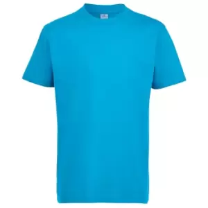 SOLS Kids Unisex Imperial Heavy Cotton Short Sleeve T-Shirt (2yrs) (Aqua)