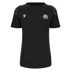 Macron Scotland Travel Shirt 6 nations 2023 2024 - Black