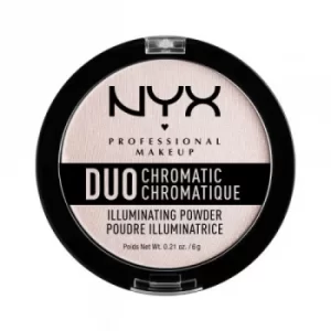 NYX Professional Makeup Duo Chromatic Illuminating Powder Snow rose