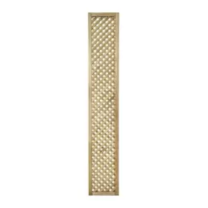 Forest 5'11 x 1' Wisley Diamond Lattice Panel (1.8m x 0.3m) - Natural Timber