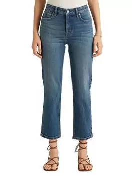 Lauren by Ralph Lauren Hghrs St Ank Ankle Straight Jean - Blue Size 10, Women