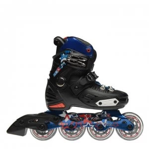 Fila NRK Junior Skates - Black/Red/Blue