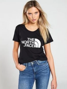 The North Face Easy Tee - Black, Size XS, Women