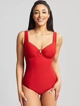 Panache Marianna Balconnet Swimsuit Crimson Red, Red, Size 40Hh, Women