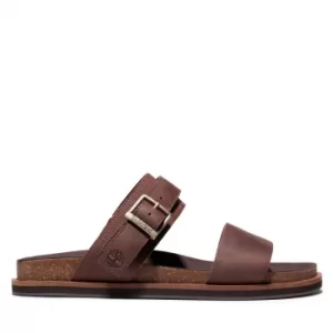 Timberland Amalfi Vibes 2 Band-strap Sandal For Men In Dark Brown Dark Brown, Size 8.5