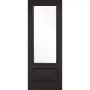 Knightsbridge - Glazed - Black Internal Door - 1981 x 762 x 35mm