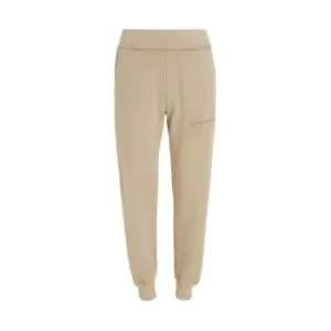 Calvin Klein Jeans Mineral Dye Monologo Jog Pant - Beige