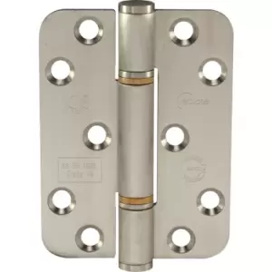 Eclipse Grade 14 Insignia Thrust Bearing Radius Hinge Satin (2 Pack) in Silver Stainless Steel