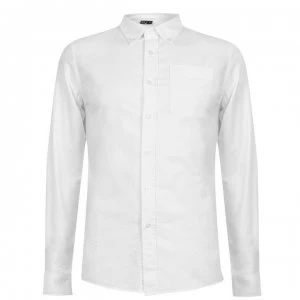 Firetrap Basic Oxford Shirt - White