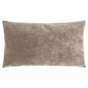 Camden Micro-Cord Corduroy Cushion Taupe, Taupe / 50 x 50cm / Cover Only