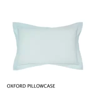 Helena Springfield, 50/50 Plain Dye Percale Oxford Pillowcase, Duck Egg