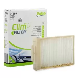 VALEO Pollen filter 715515 Filter, interior air,Cabin filter BMW,PEUGEOT,TOYOTA,7 (F01, F02, F03, F04),6 Coupe (F13),6 Cabrio (F12)