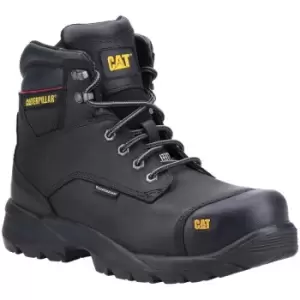 Caterpillar Spiro Lace Up Waterproof Safety Boot Black - 9