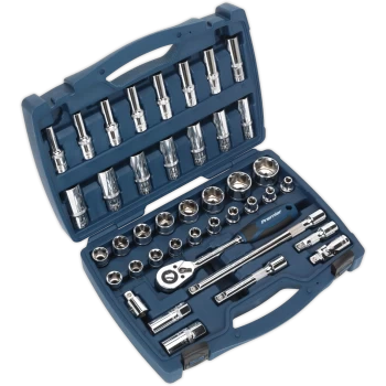 Sealey AK8993 1/2" Drive 41 Piece Socket Set 1/2"