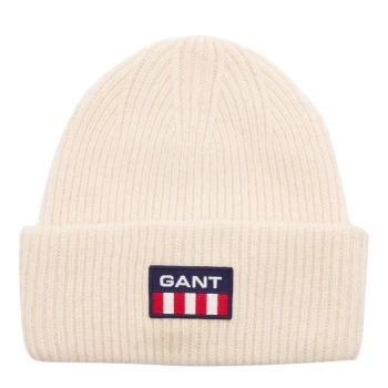 Gant Retro Logo Beanie - Beige